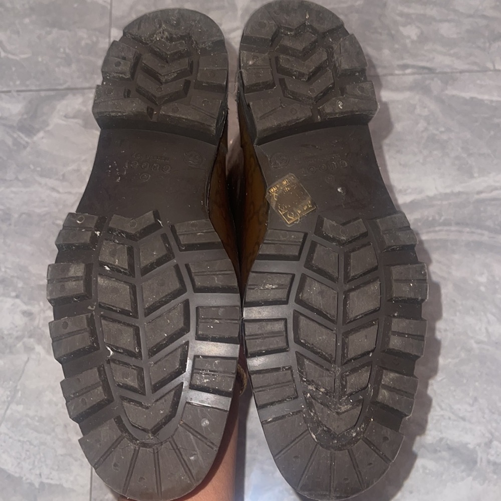 Gucci Women's Light Brown Rubber Rain Boots - Picture 3 of 4